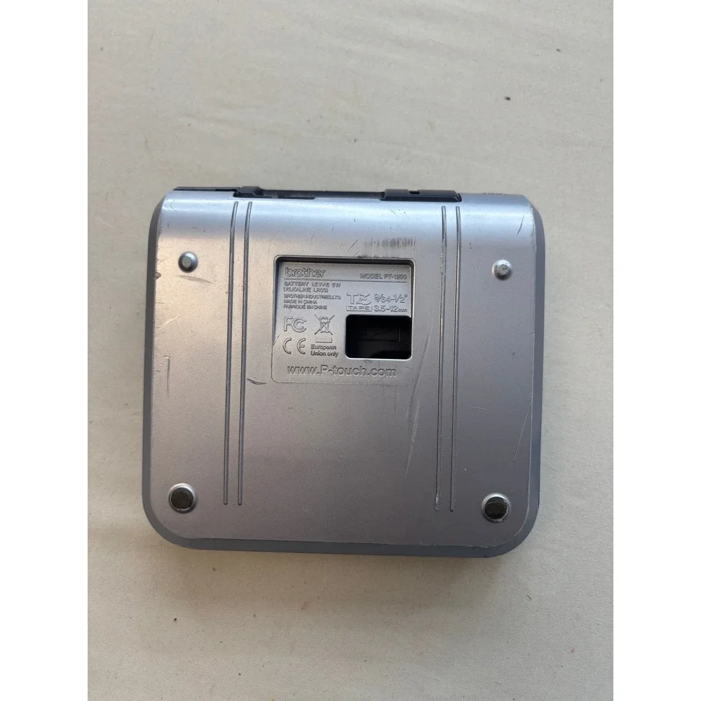 Brother P-Touch PT-1280 Electronic Labeling System Silver Untested For Parts